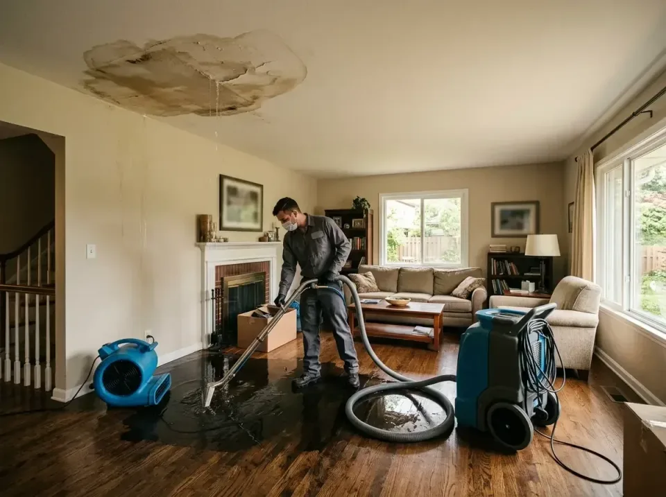 attic-pipe-burst-ceiling-drip-008 — frequently asked questions, Water Damage Restoration & Carpet Care in Hubbard, OR